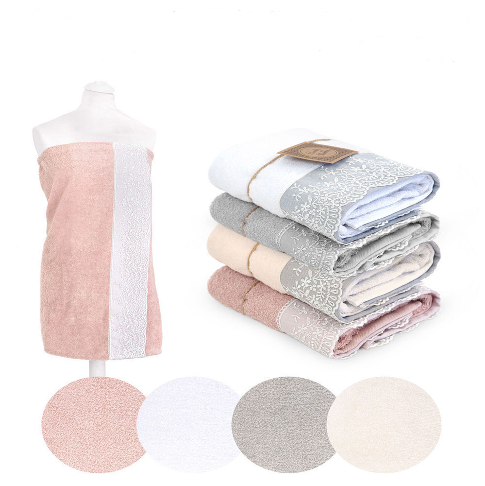 Asciugamano Pareo Bagno Spirit Bianco 100%Cotone Vendita Online