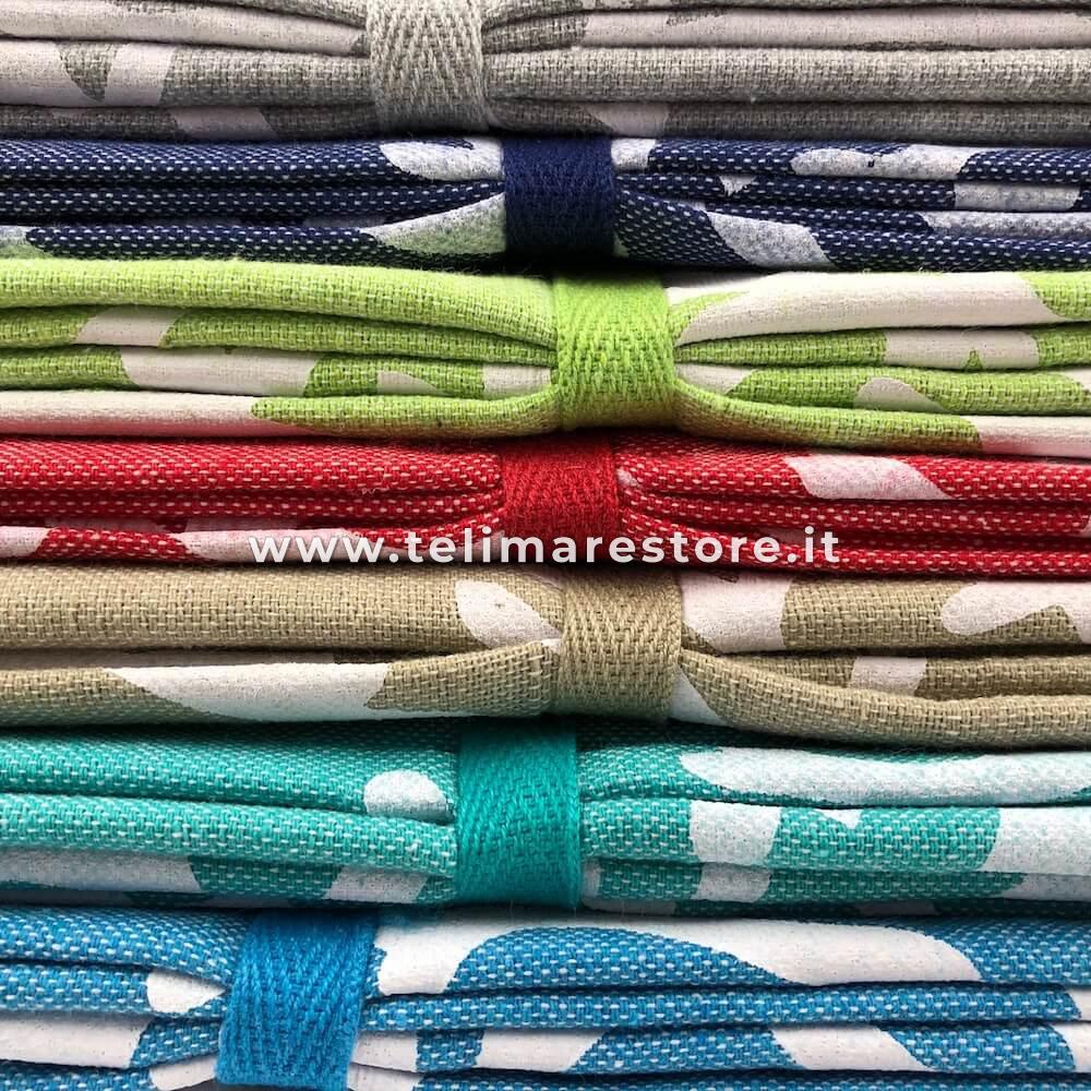 Bassetti Telo Mare Pareo In Cotone Rigato Con Frange - 95x170 Cm, Design Little Stripes, Rosso, Per Spiaggia E Piscina - 6