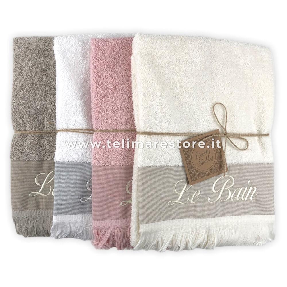 SET DI ASCIUGAMANI Family Bale, 10 Pezzi, 100% Cotone