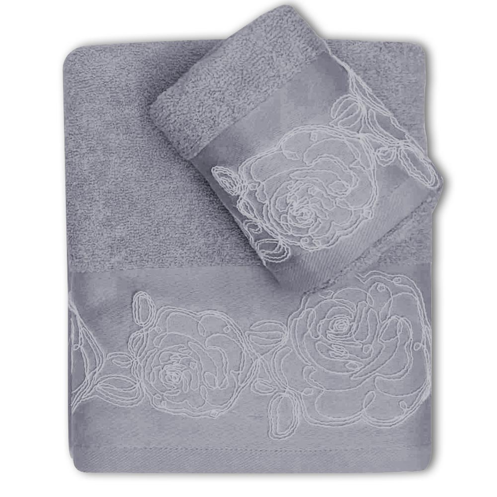 Asciugamano Da Bagno XXL Berlin 100% Cotone - 100x200 Cm, Grigio Grafite, Super Assorbente