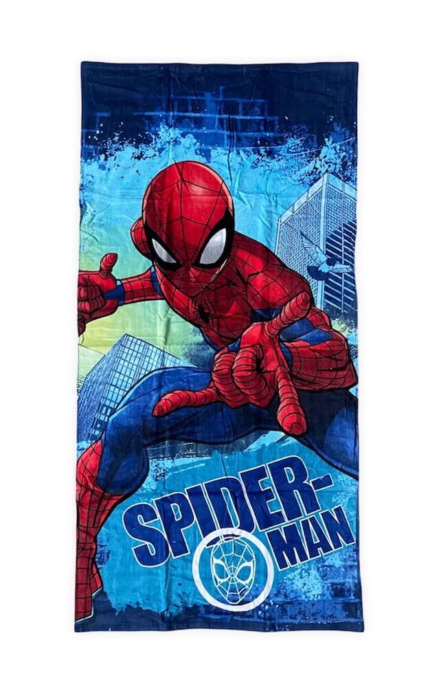 Telo mare Spiderman 100% cotone prodotto ufficiale Marvel 70 x 140 cm 
