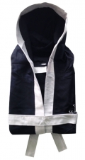 Accappatoio Microfibra Nero Unisex