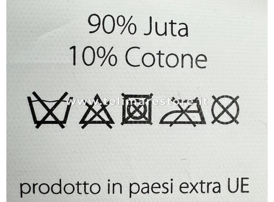 Borsa Mare Gin Stampa Digitale 90% Juta 10% Cotone 48x38x16cm Borsa Spiaggia