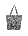 Borsa Mare Okoa Animalier Grigio 50x40x20cm Misto Cotone - Borsa da spiaggia