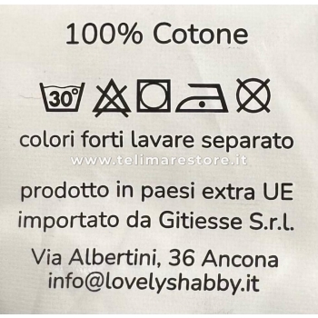 Borsa Mare Verde Petrolio Stampa e Manici Gialli 100% Cotone Canvas Misura 48x38x16cm