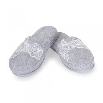 Coppia Ciabatte Brest Grigio Lovely Shabby