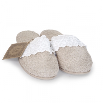 Coppia Ciabatte Milady Beige