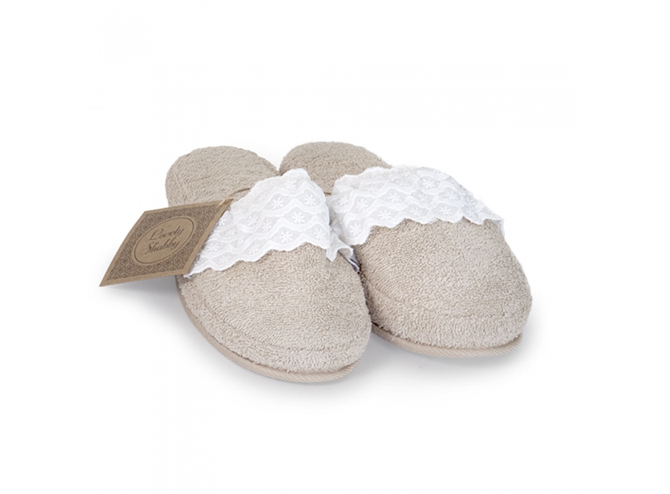 Coppia Ciabatte Milady Beige