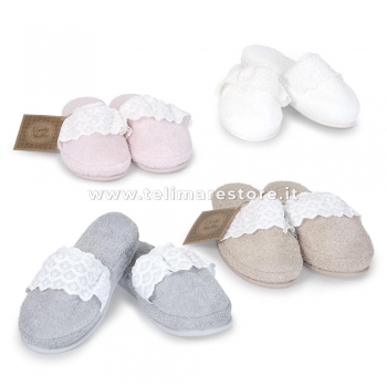 Coppia Ciabatte Milady Cipria