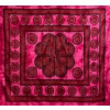 Copritutto Copridivano Grande Poseidon Fucsia 100% Cotone 220x240 cm con Frange 