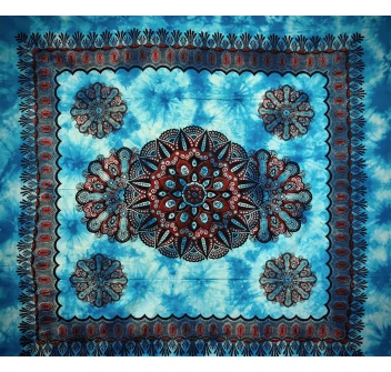 Copritutto Grande Crochet Azzurro