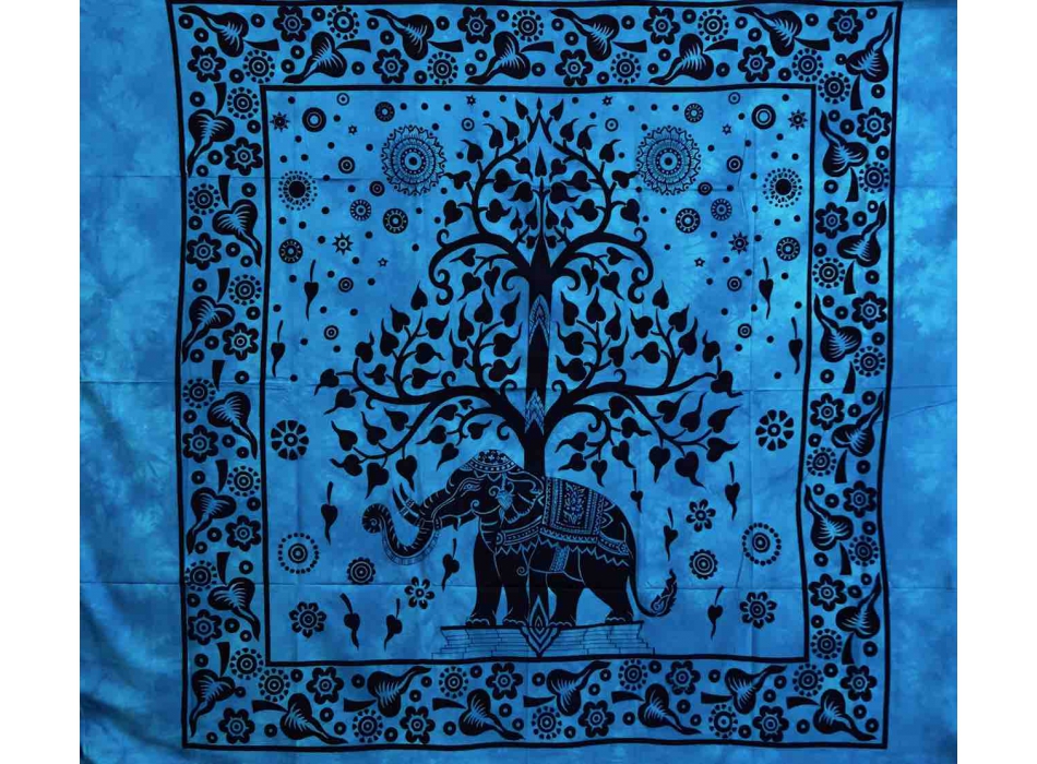 Copritutto Grande Elephant Life Azzurro