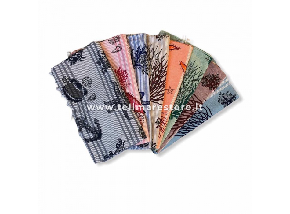 Copritutto Grande Rigato Stampato Kapuca Bordeaux