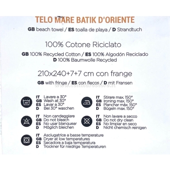 Copritutto Grande Sole Luna Bianco Copridivano, Copriletto Etnico 210x240cm 100% Cotone Stampato