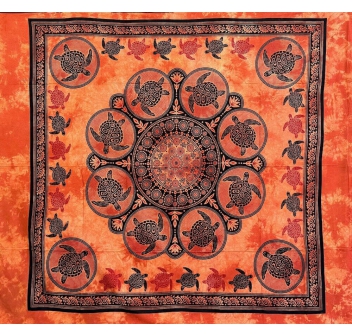 Copritutto Grande Tartarughe Arancione