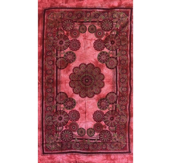 Copritutto Medio Fiori Rosso 