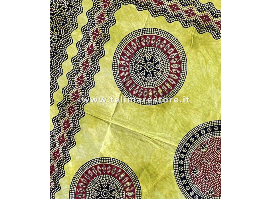 Copritutto Medio Margherita Verde 100% Cotone 140x240cm Copri Divano Etnico Telo Mare