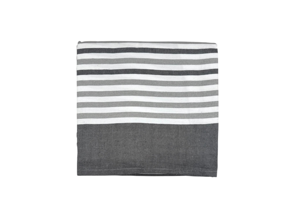 Copritutto Medio Rigato Grigio 70%Cotone 30%Poliestere Copri Divano 170x250cm Copriletto