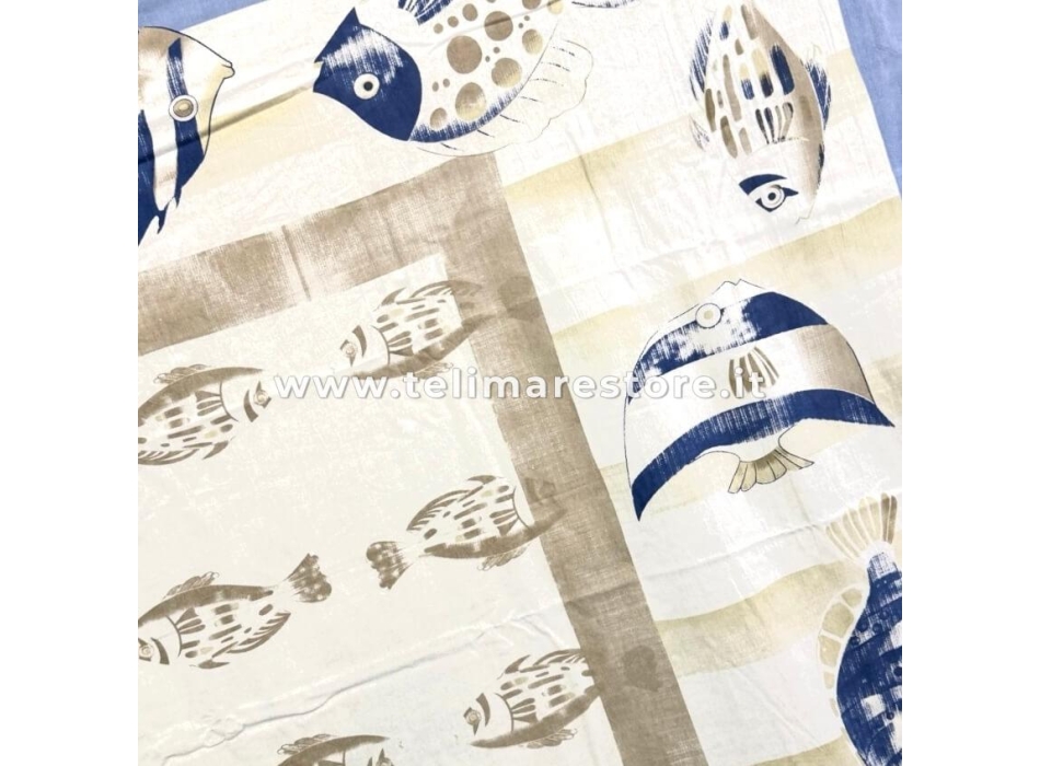 Copritutto Mezzaro Grande Dis.10 Copri Divano 100% Cotone Copriletto Senza Frange 250x260cm