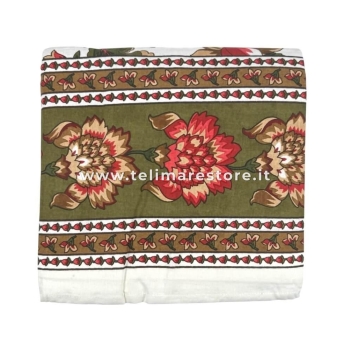 Copritutto Mezzaro Grande Dis.3 Copri Divano 100% Cotone Copriletto Senza Frange 250x260cm