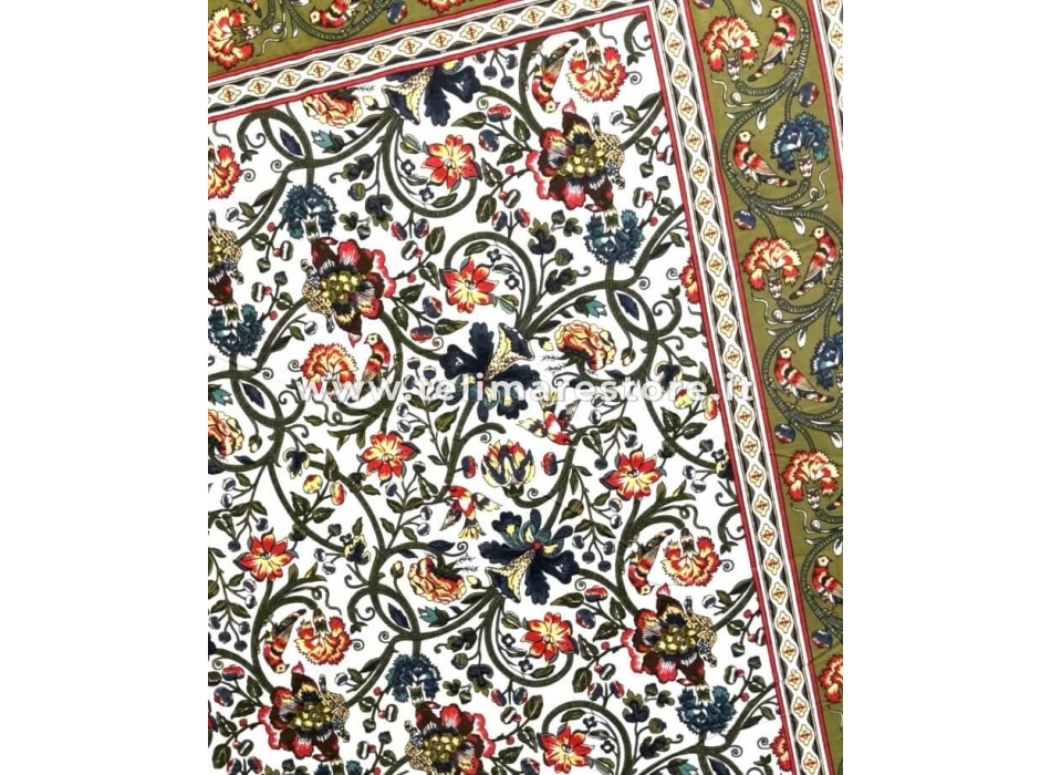Copritutto Mezzaro Grande Dis.5 Copri Divano 100% Cotone Copriletto Senza Frange 250x260cm