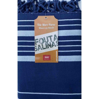 Fouta Cotone Spugna Salinas Blu