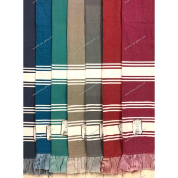 Fouta Frill Blu