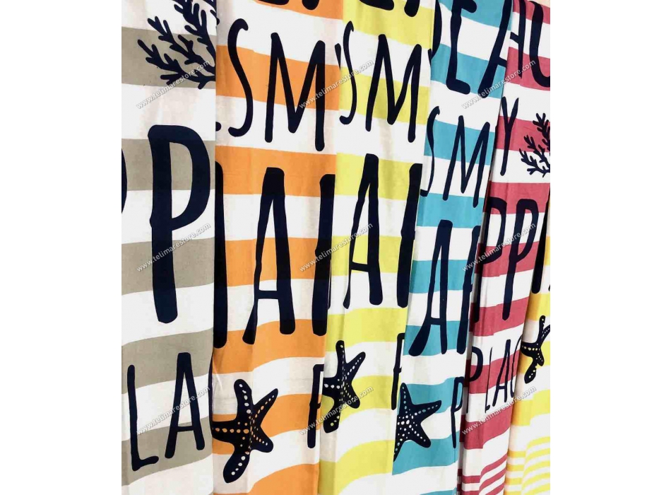 Fouta Happy Place Giallo 