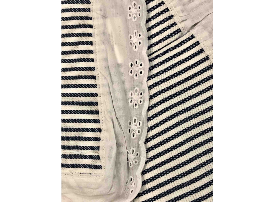 Fouta Rigato Blu Sangallo