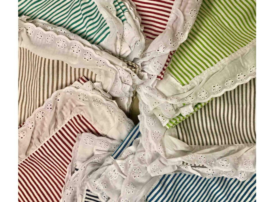 Fouta Rigato Blu Sangallo