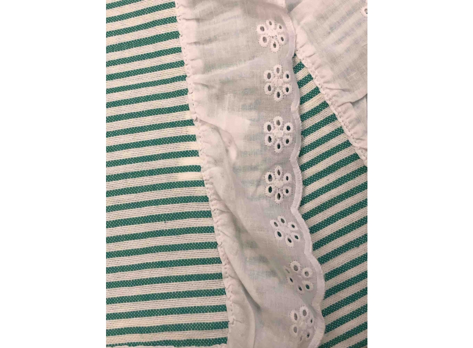 Fouta Rigato Verde Sangallo