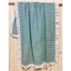 Fouta Rigato Verde Sangallo