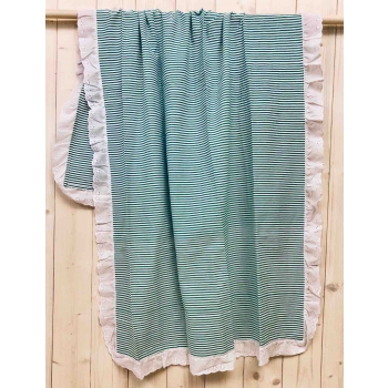 Fouta Rigato Verde Sangallo