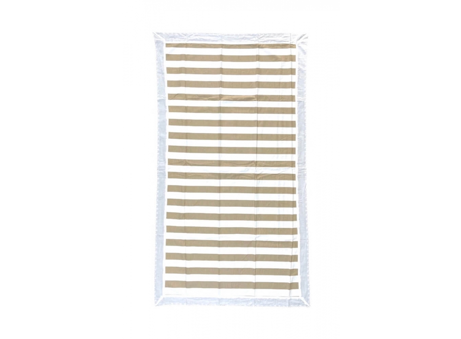 Fouta' Sabbia Rigato Sangallo 100% Cotone Telo Mare 90x170cm Asciugamano Pareo Spiaggia 