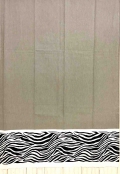 Fouta Safari Grigio con Stampa Zebrata 