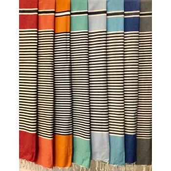 Fouta Singolo Righe Verde