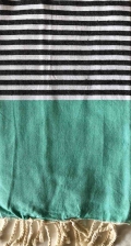 Fouta Singolo Righe Verde
