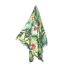 Fouta' Tropicana Ibiscus 100% Cotone Asciugamano 90x170cm con Frange Telo Mare Pareo da Spiaggia