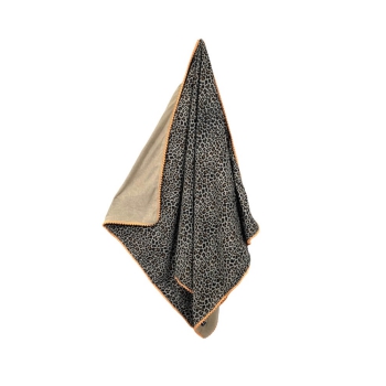 Kikoy Copacabana Animalier Sabbia con Pon Pon 90x170cm Telo Mare - Pareo Spiaggia 