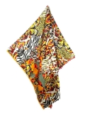 Pareo Animalier Zebrato con Pon Pon 100% cotone misura 100x170 cm Top, Copricostume