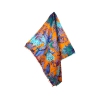 Pareo Flower Paradise con Pon Pon 100% cotone misura 100x170 cm Telo Mare Fantasia