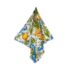 Pareo Foglie e Frutta con Pon Pon 100% cotone misura 100x170 cm Telo Mare Fantasia