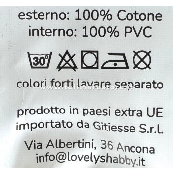 Pochette-Beauty Case Arancione in Spugna Velour 100% Cotone 12x12x24 cm con Zip