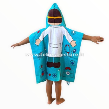 Poncho Stampato Dottore