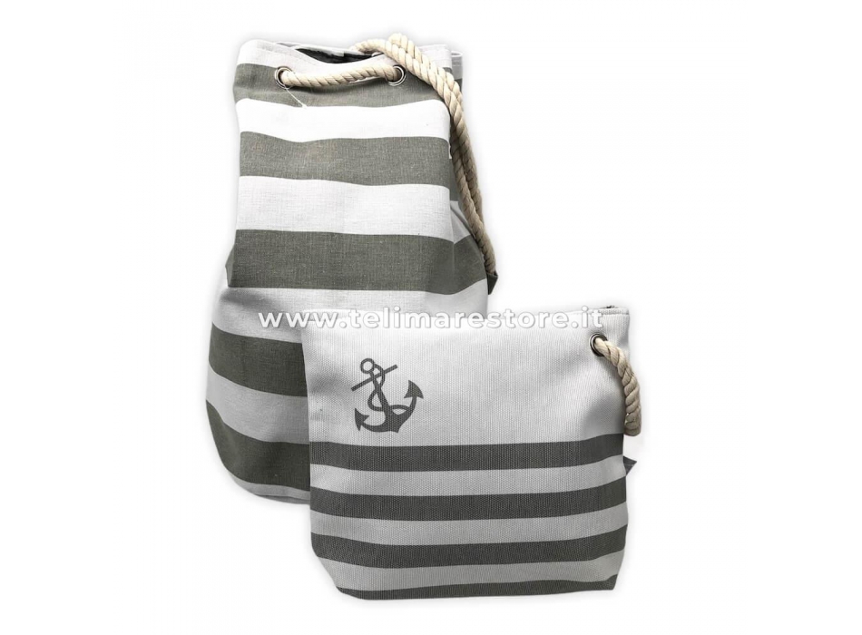 Sacca Stripe Grigio