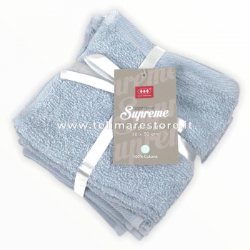 Set Lavette Supreme 6 Pezzi 100% Morbira Spugna Di Cotone 30x30cm