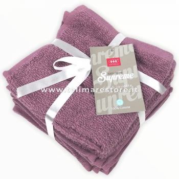 Set Lavette Supreme 6 Pezzi 100% Morbira Spugna Di Cotone 30x30cm