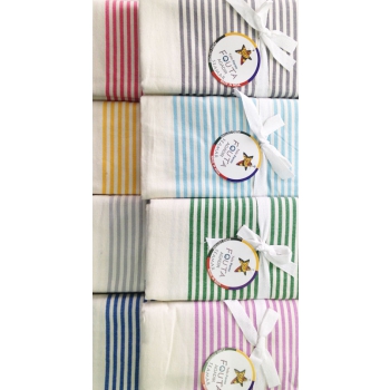 Telo Fouta Agadir a righe in cotone tessuto e colori 