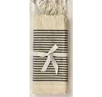 Telo Fouta Agadir Grigio Scuro