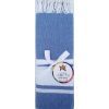 Telo Fouta Azzurro Tinta Unita